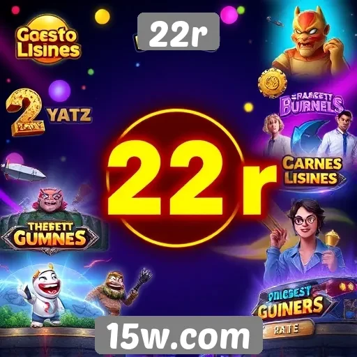 Jogos populares no site 22r em ascensão